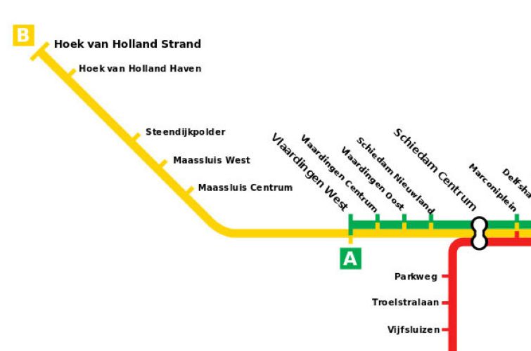 'Testen Op Laatste Gedeelte Hoekse Lijn Gaat Beginnen'